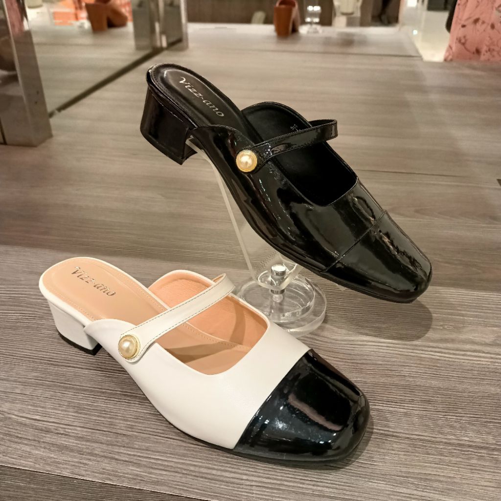 sandal/sepatu mules/selop heels 5cm VIZZANO original matahari