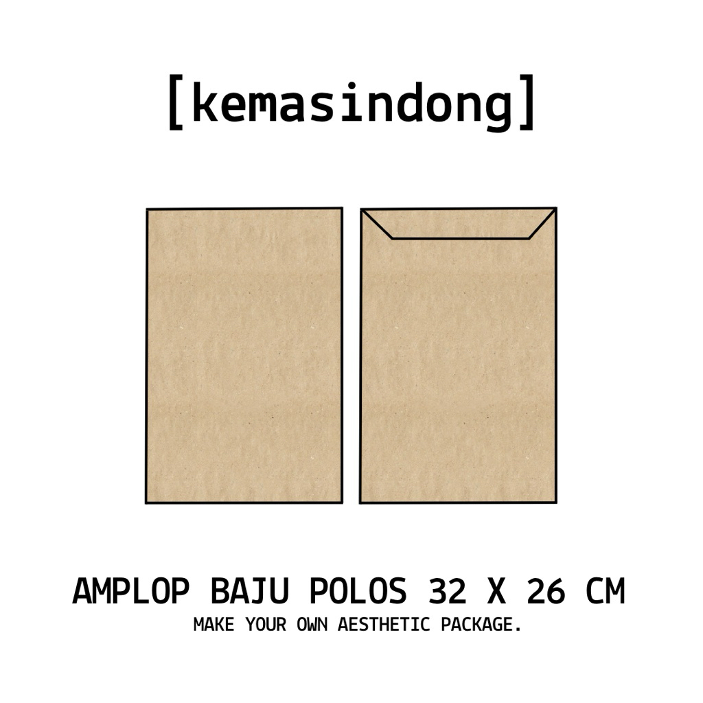 

KEMASINDONG AMPLOP BAJU 32x26 CM