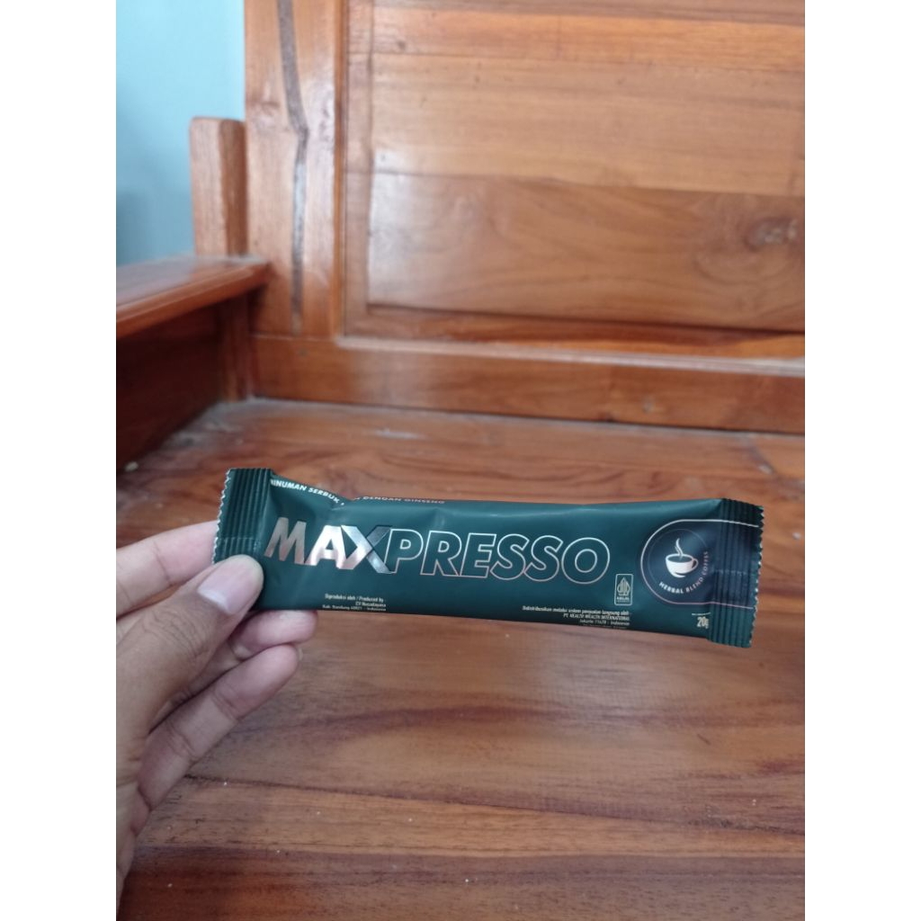

Promo 1 Saset KOPI MAXPRESSO KOPI STAMINA ANTI LOYO ISI 1 SASET