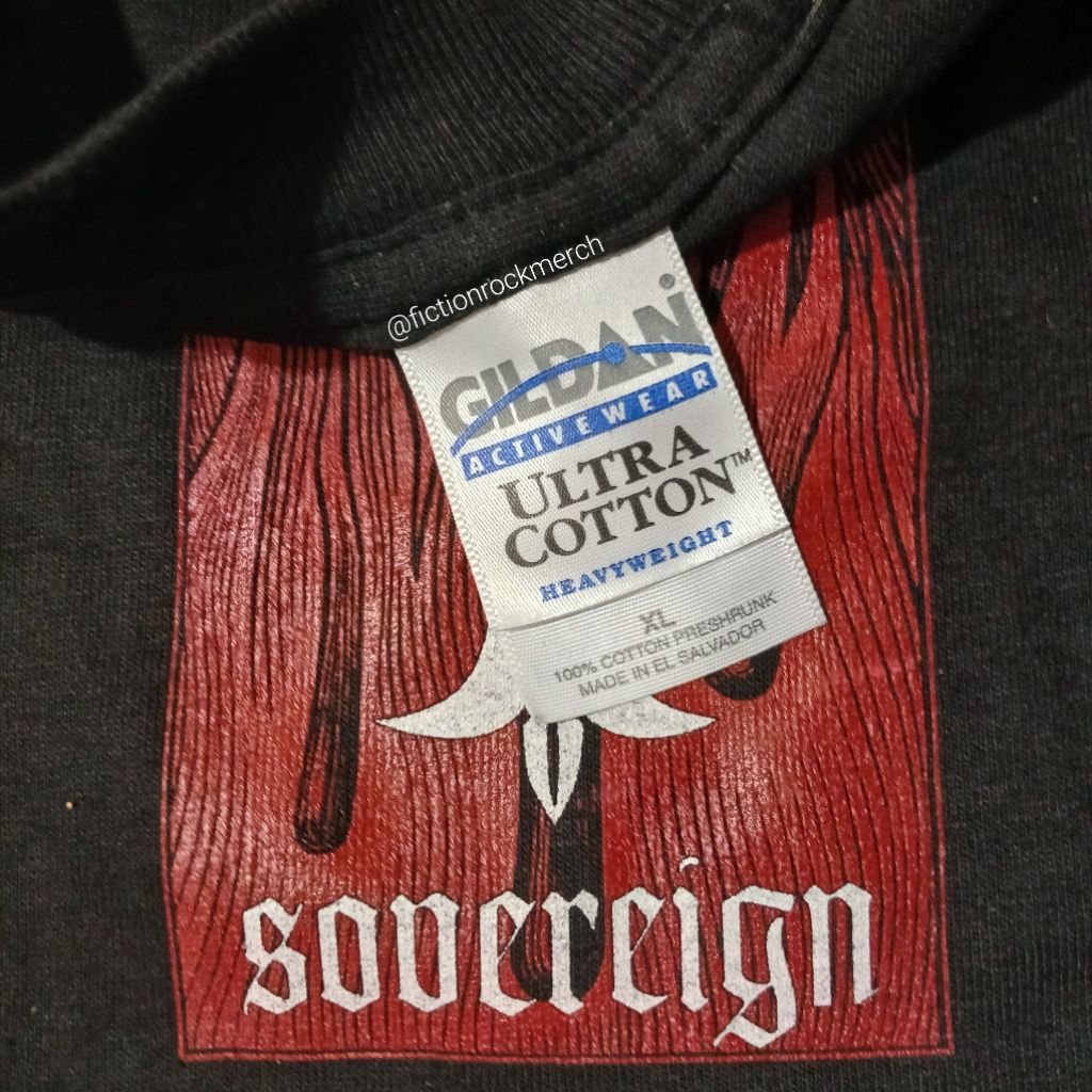 Kaos Band NEUROSIS import original Size XL - Sovereign NOS 2004 Gildan Ultra Cotton