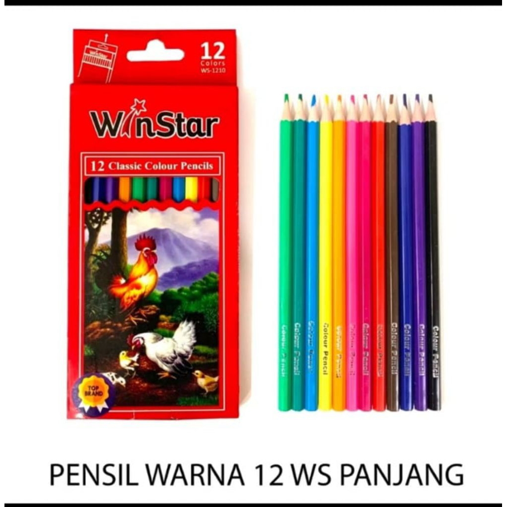 

Pensil warna panjang / pendek winstar