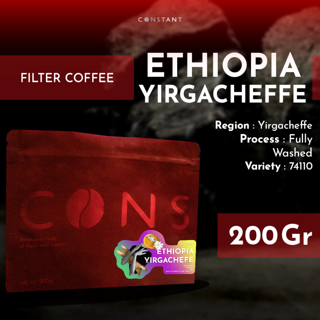 

Manual Brew Single Origin Filter Specialty Ethiopia Washed 200 Gr