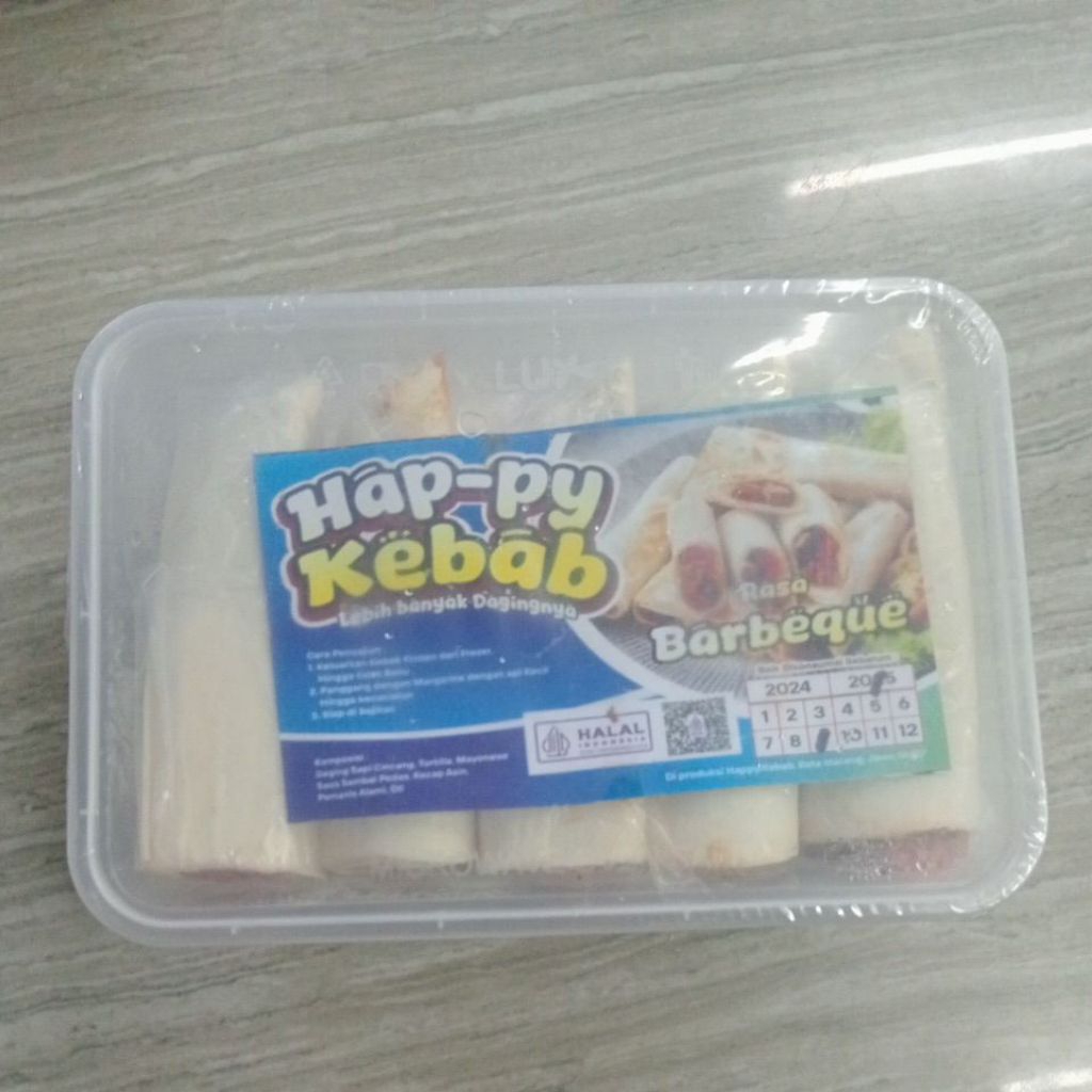 

HAPPY Kebab Daging BBQ isi 10