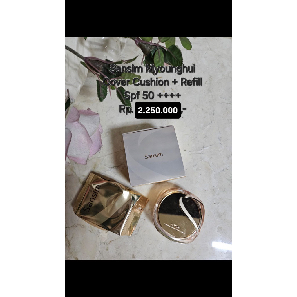 Jutanhak - Sansim Myeonghui Cover Cushion + refill (@15gr) Dapatnya 2pcs