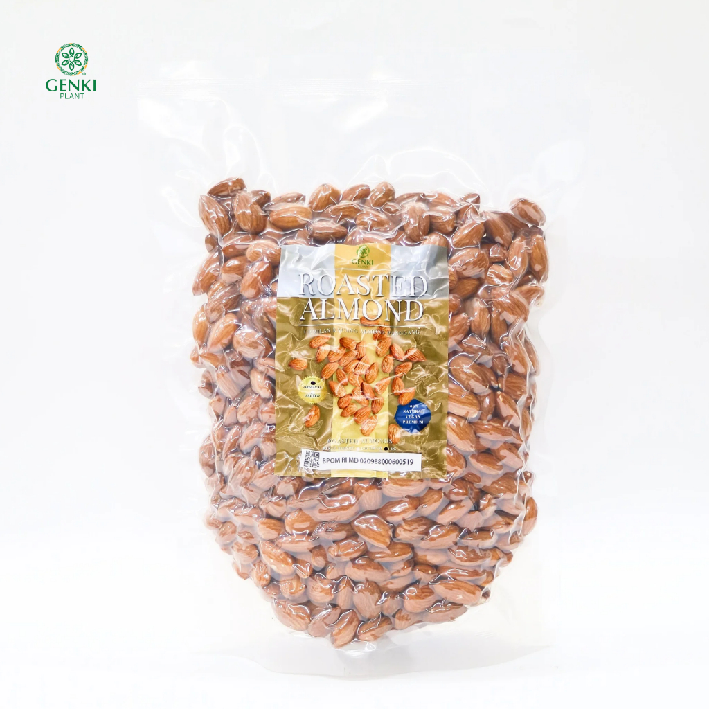 

Roasted Almond / Kacang Almond Panggang - 1 kg