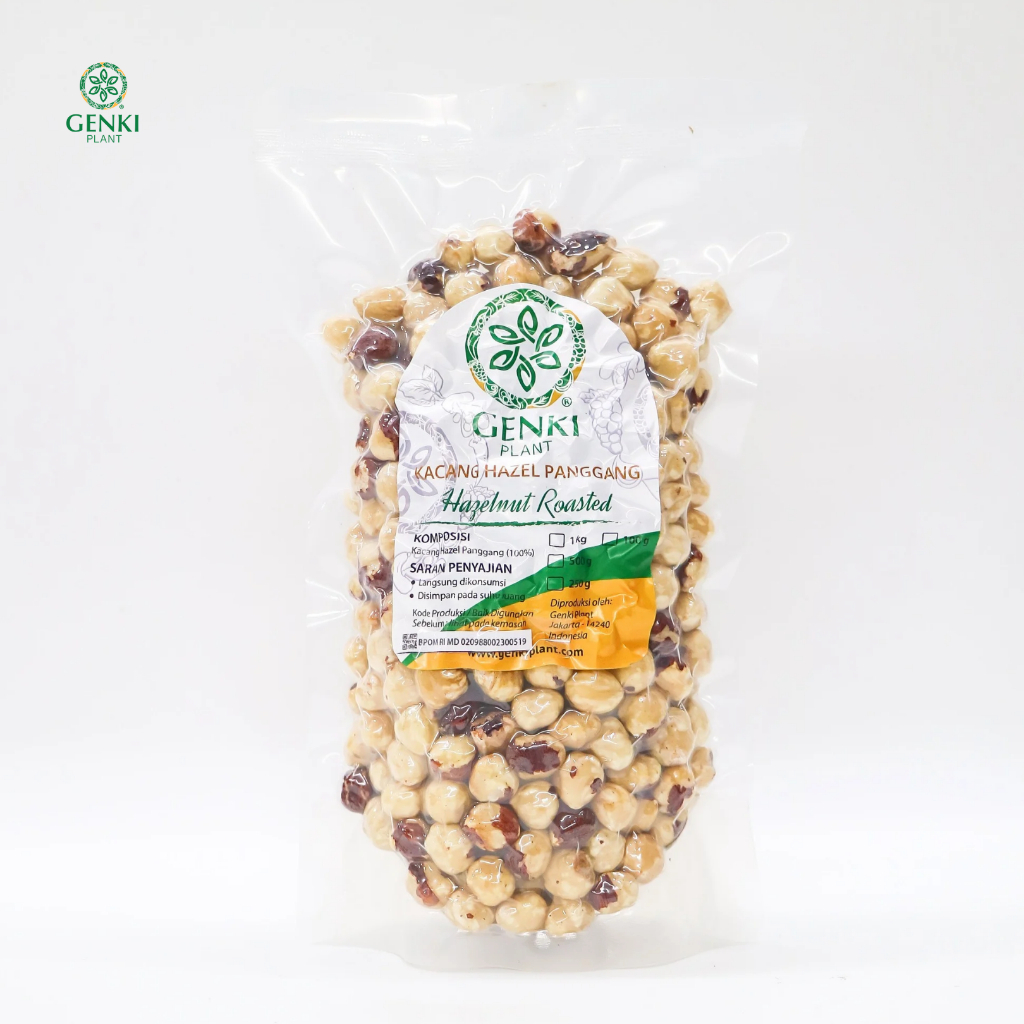 

Roasted Hazelnut / Kacang Hazelnut Panggang- 500 g