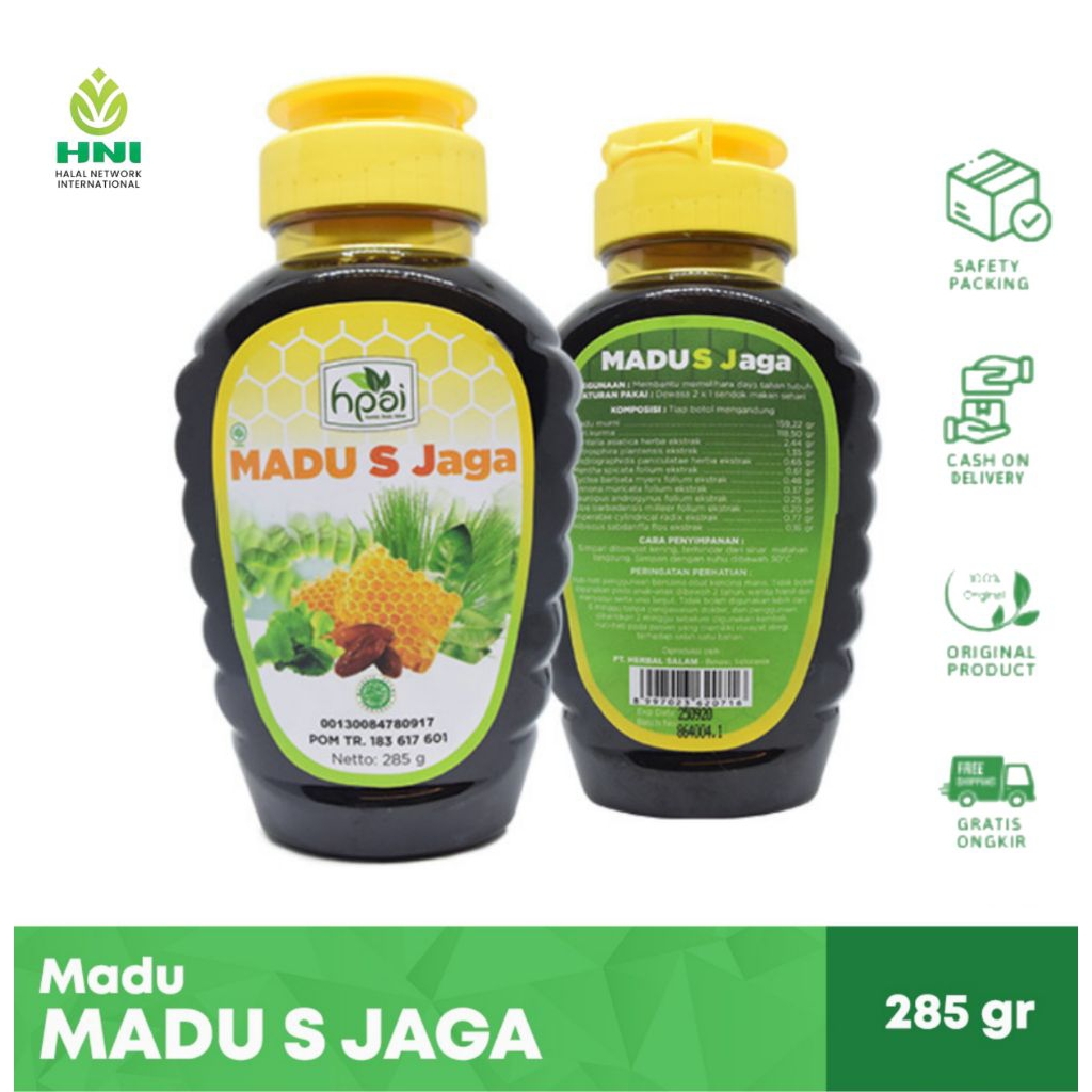 

Madu S Jaga HNI Original Memelihara Daya Tahxn Tubuh , Penambah Stamina