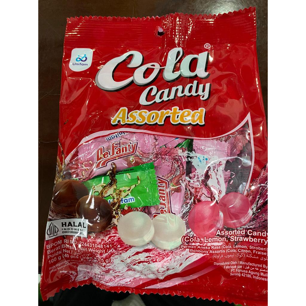 

Cola Candy Assorted 100gr @40pcs