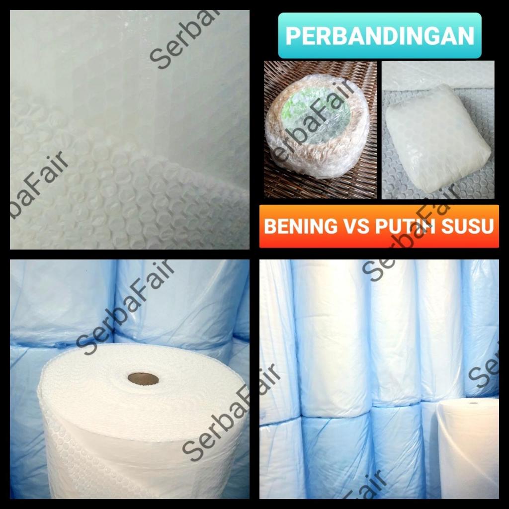 

BUBBLE WRAP MILKY WHITE (PUTIH SUSU) PREMIUM QUALITY / PAKET TERTUTUP SEMPURNA (TIDAK TRANSPARANT)