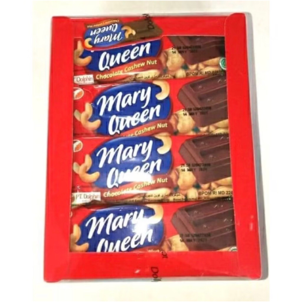 

Coklat Mary Queen Chocolate Cashew Nut (PerBox) isi 24pcs