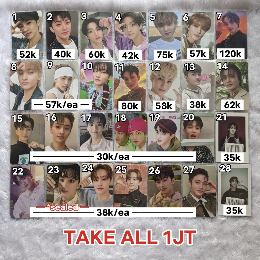 WTS PHOTOCARD PC MARK LEE NCT DREAM 127 OFFICIAL