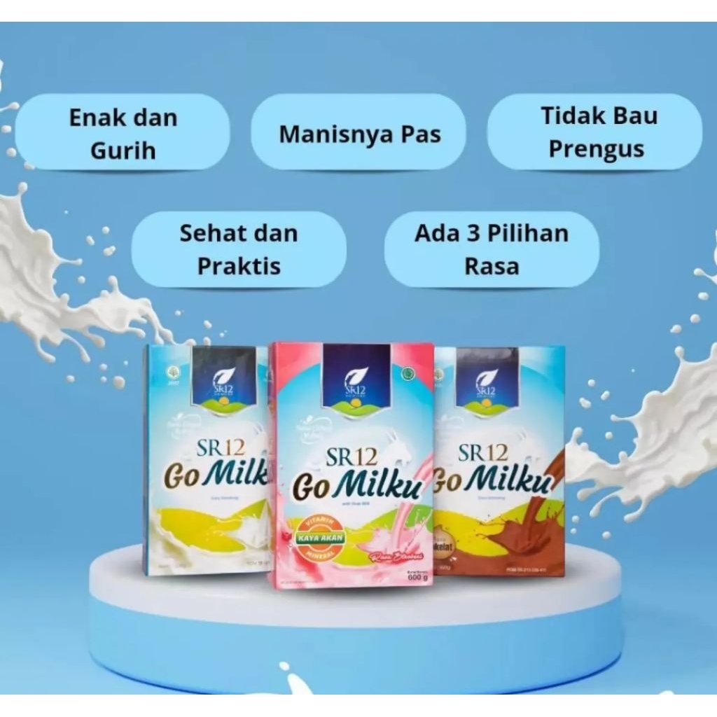 

Susu Kambing Etawa GoMilku SR12 200gr dan 600gr