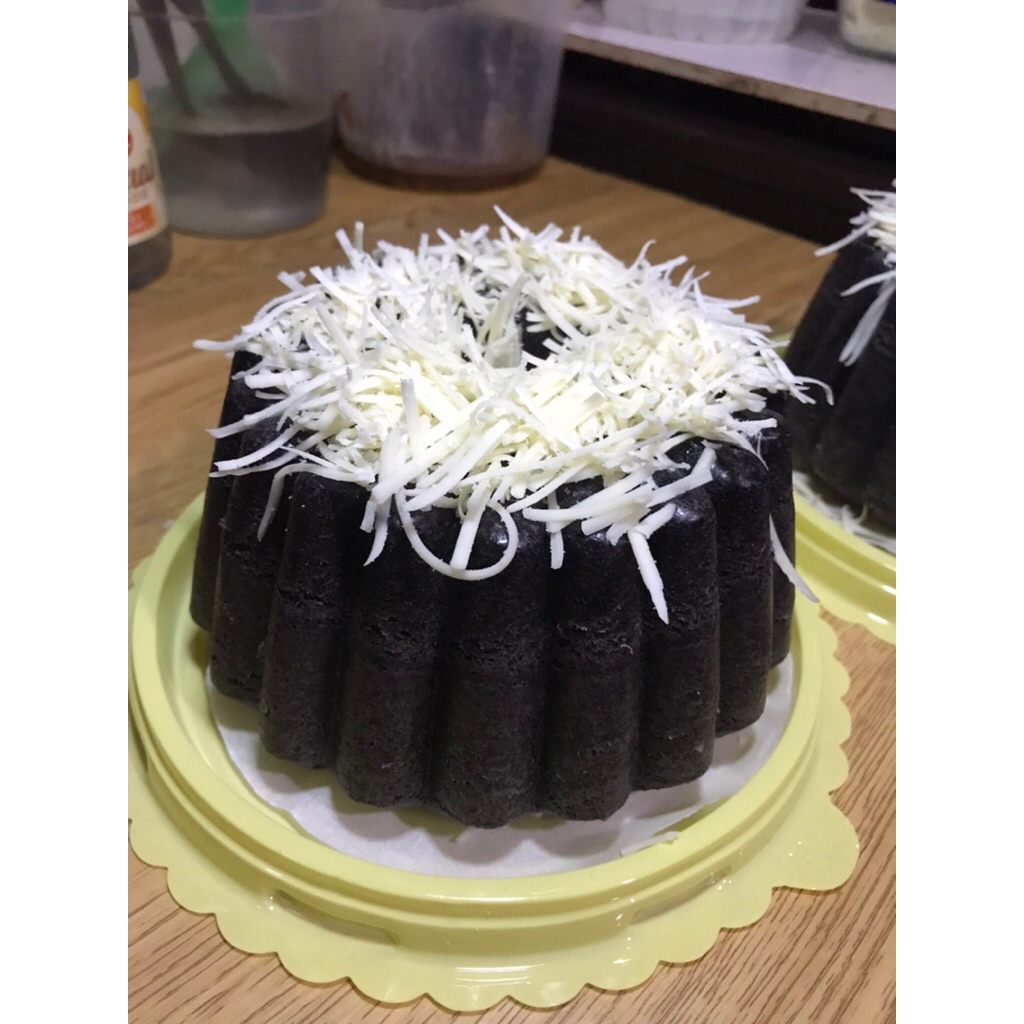 

Bolu ketan hitam keju lumer viral