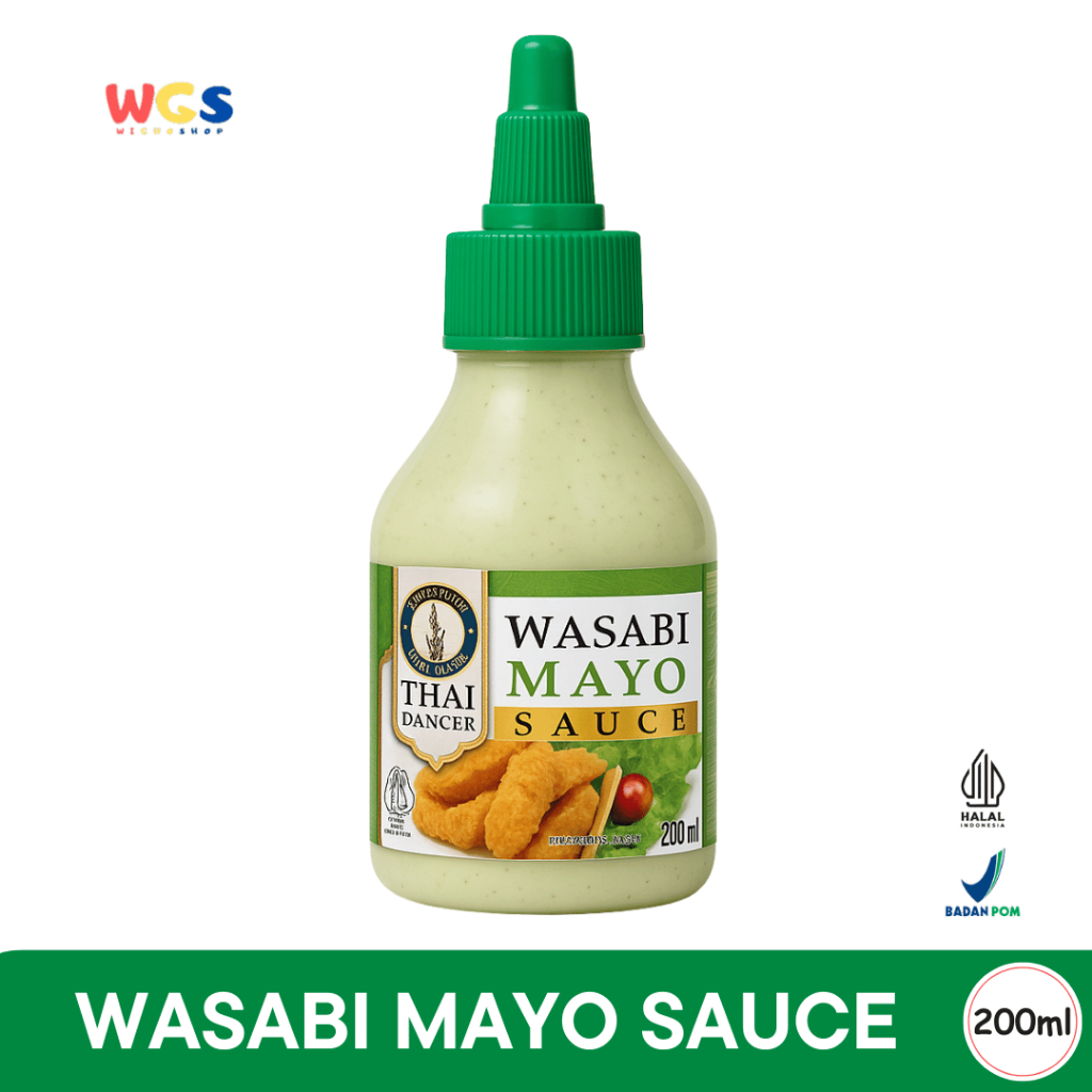 

Thai Dancer Wasabi Mayo Sauce 200 ml – Saus Mayo Pedas Wasabi Serbaguna