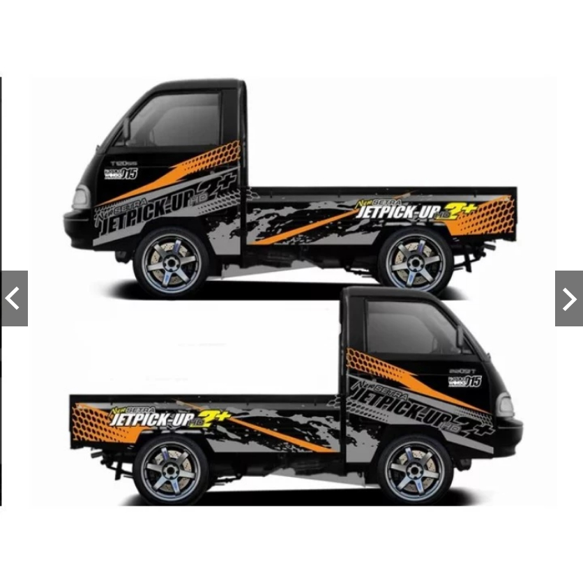 sticker cutting  full body mobil pick up tss120 bisa custome reques