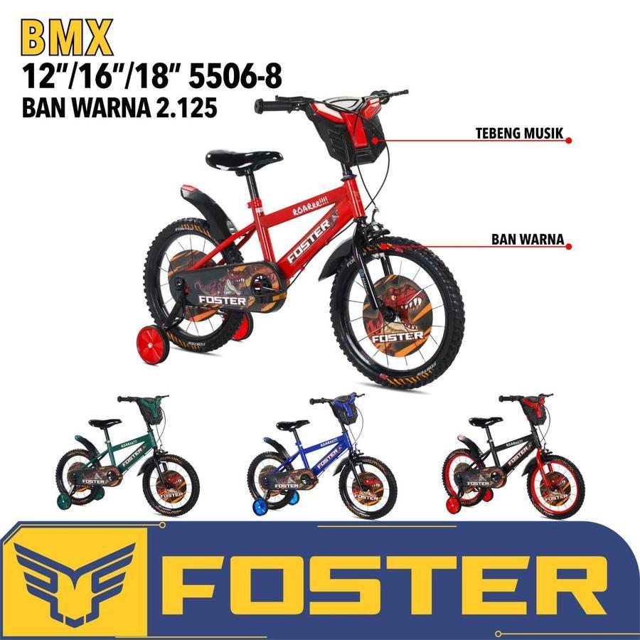 SEPEDA ANAK BMX 12 16 18 FOSTER BMX 5506-8 DYNO