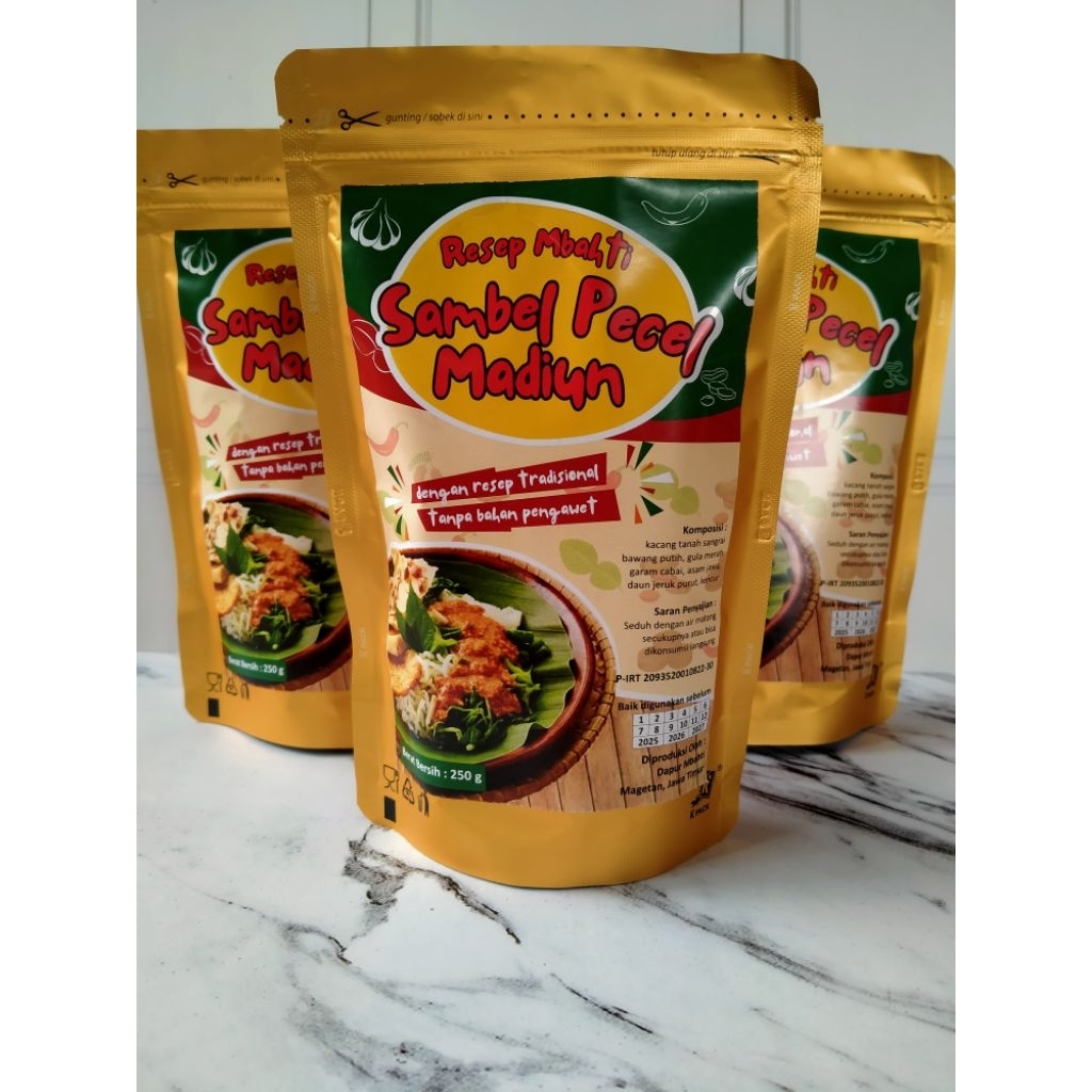 

Sambel Pecel Madiun Kemasan 250gr