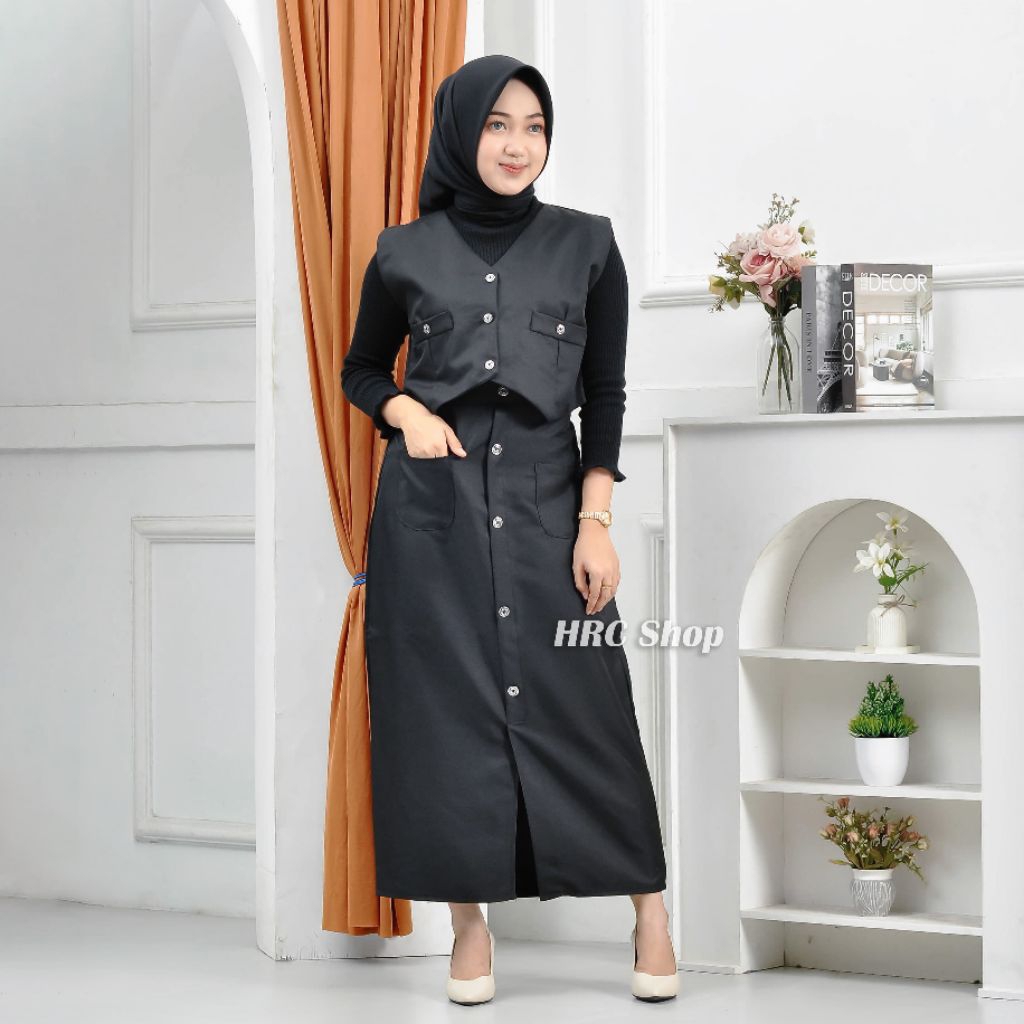 setelan rompi wanita