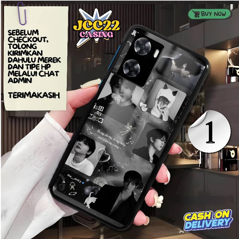 193. CASING GLOSSY PREMIUM CASE AESTHETIC UNTUK OPPO A57 A18 A55 A3X A60 A3 PRO 5G A3s A5 A5s A12 A1