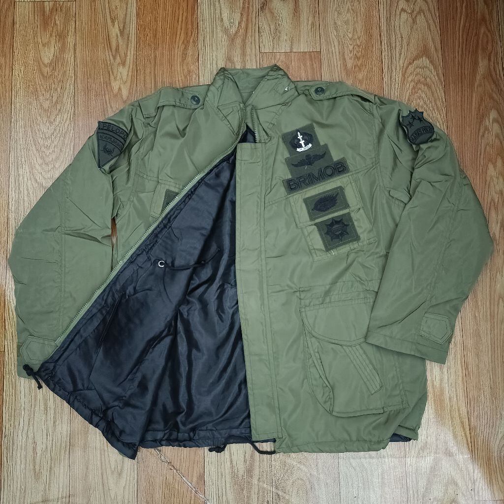 Jaket Tactical Hijau Brimob / Jaket Brimob Hijau / Jaket Brimob