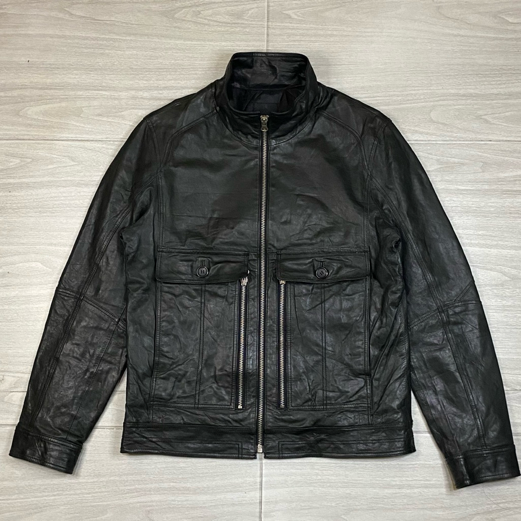 Windy club leather jacket