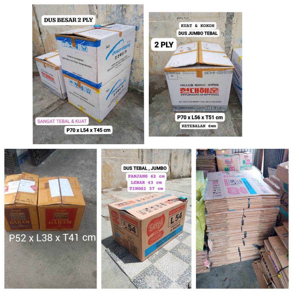 

Kardus Packing Besar Jumbo Bekas Pindahan Packaging Dus Tebal Box Pengiriman Kotak Penyimpanan