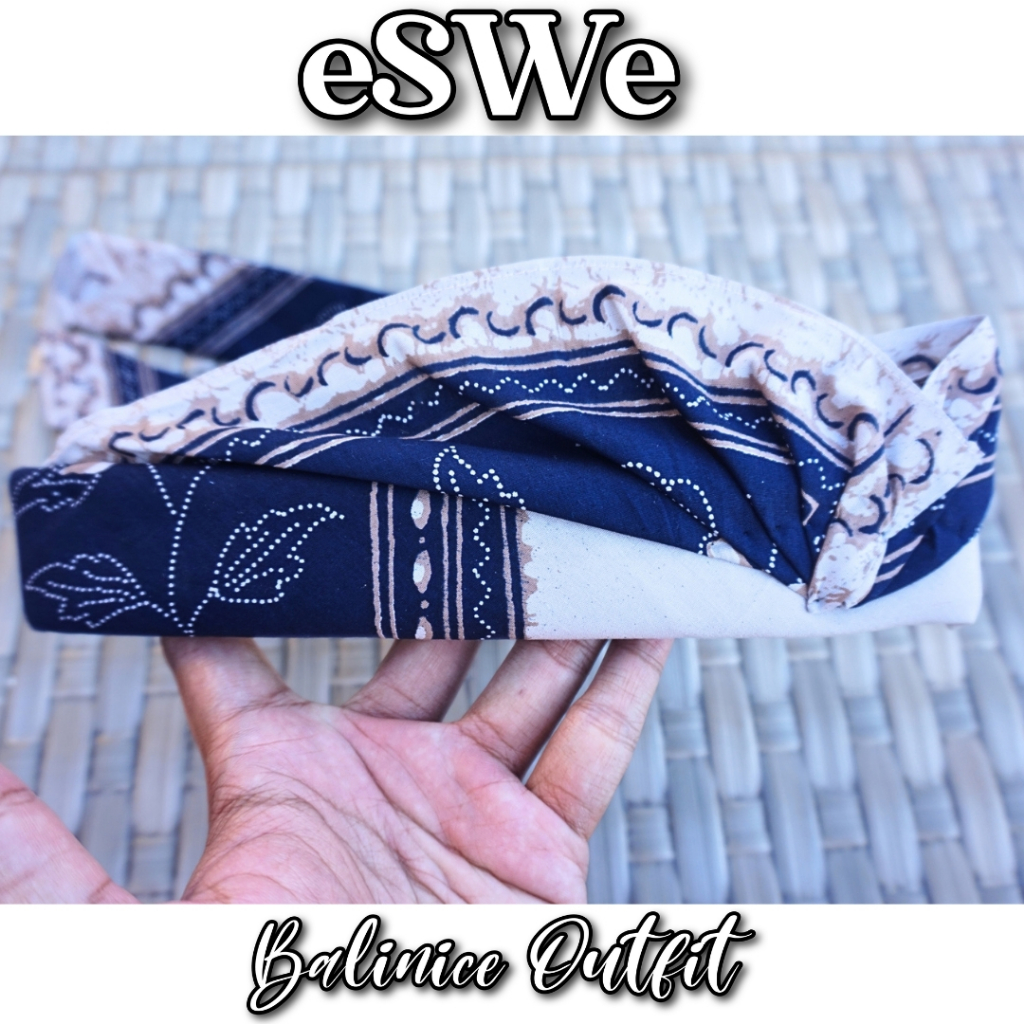 Udeng | Destar Batik Bungkulan Setengah Jadi Jangar Standar | Motif Best Seller