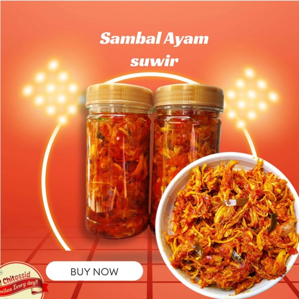 

sambal ayam suwir daun jeruk