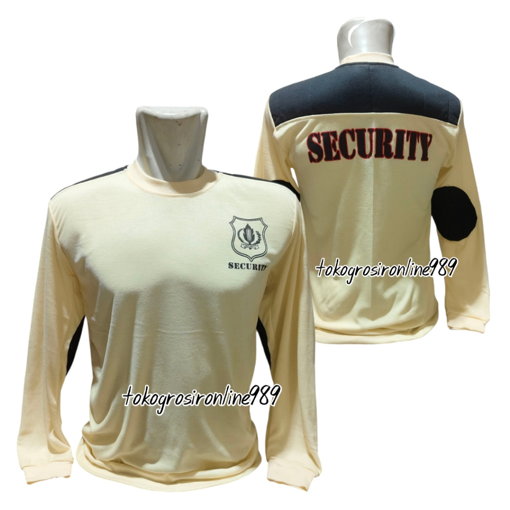Kaos security / Kaos decker security / Kaos security model lengan panjang