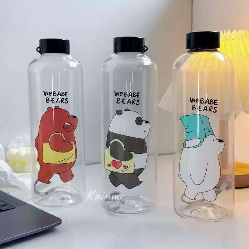COD Botol Minum Lucu 1 Liter "WE BABE BEARS"