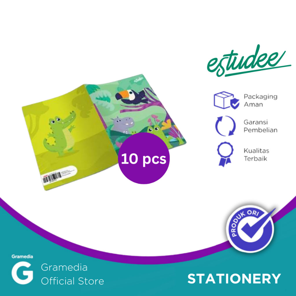 

Gramedia Palembang - ESTUDEE I KWARTO 38 ANIMALS ISI 10