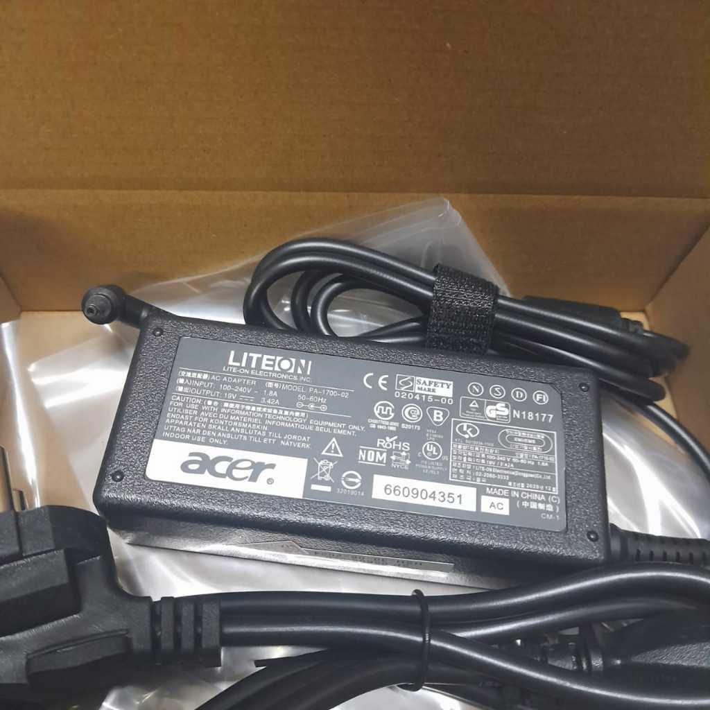 Charger Cas Laptop Acer Aspire 3 5 A314 A315 A311 Original