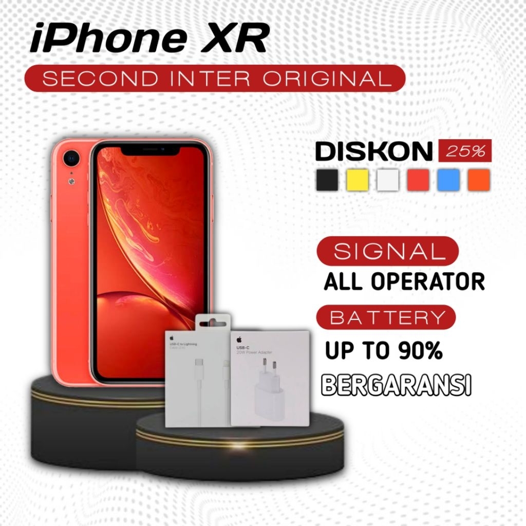 iphone XR 64gb/128gb second ori fullset all operator