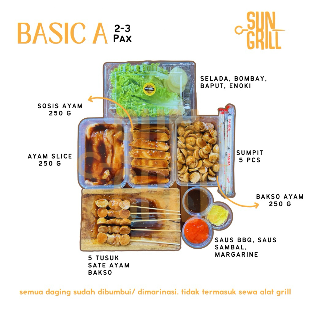 

Basic A Paket Daging Bbq Siap Grill