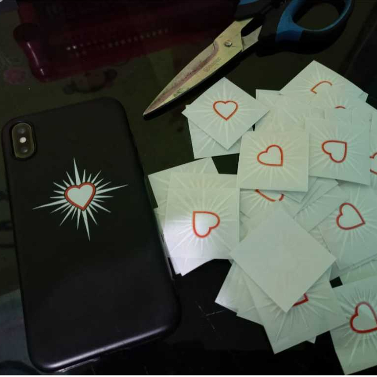 

STIKER TIMBUL PSHT HATI BERSINAR STICKER SH TERATE