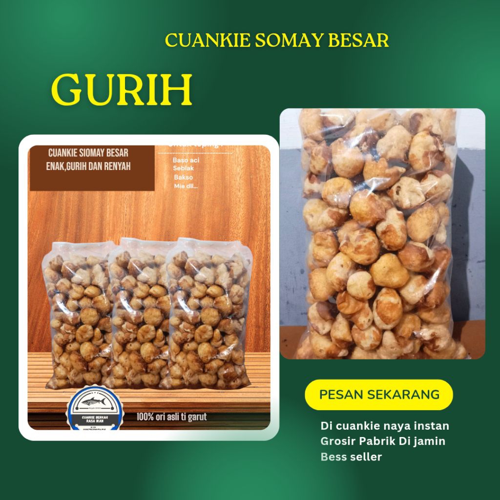 

Cuanki Siomay besar isi 100pcs freekardus