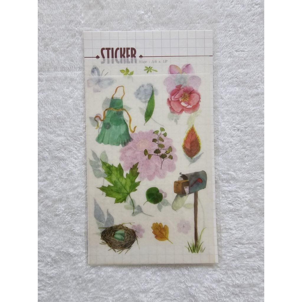 

MR.DIY Floral Garden Sticker for Journal & Memo