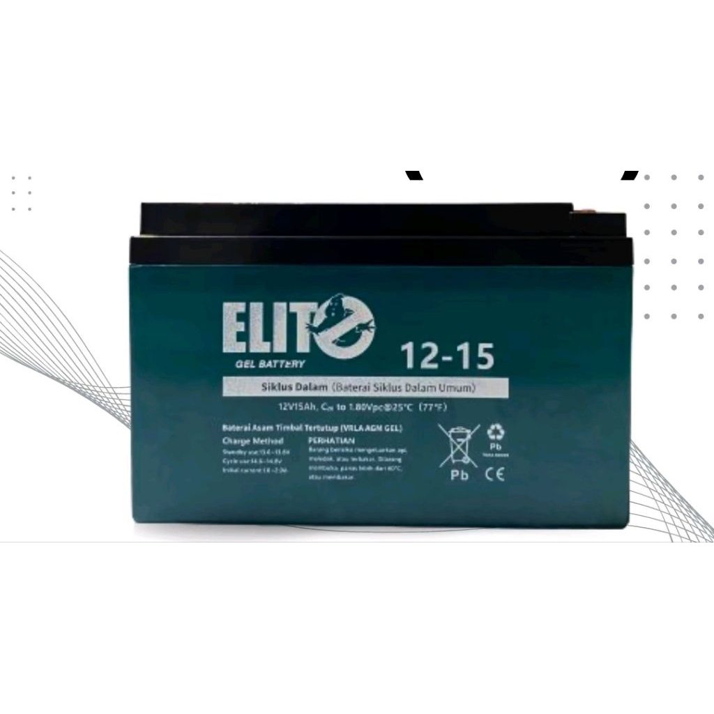 aki kering 12v 15Ah