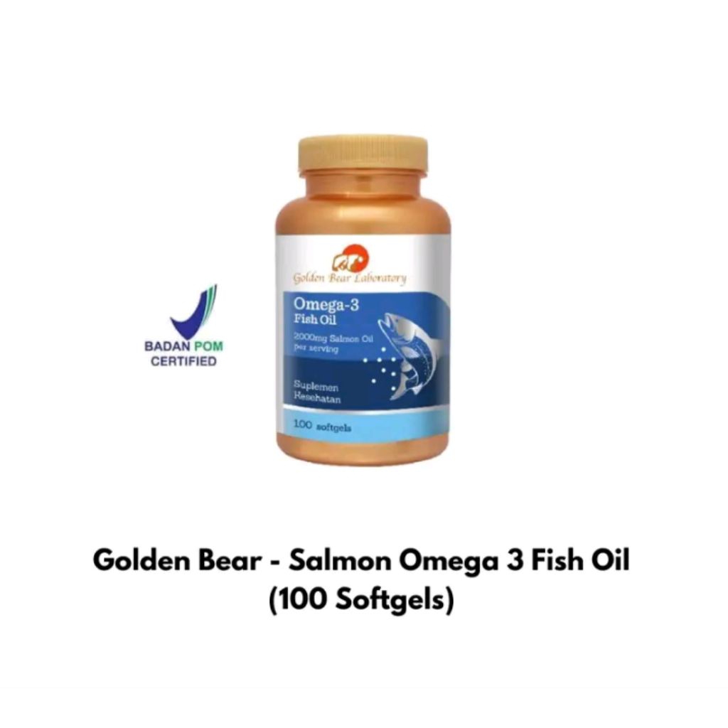Golden Bear Salmon Omega - 100 Softgels - Golden Bear Laboratory Salmon Omega 3