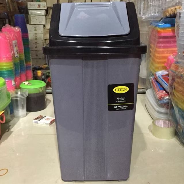 Tong sampah komet star 42ltr abu/Tong sampah/Tempat sampah/Tempat sampah jumbo/Ember sampah