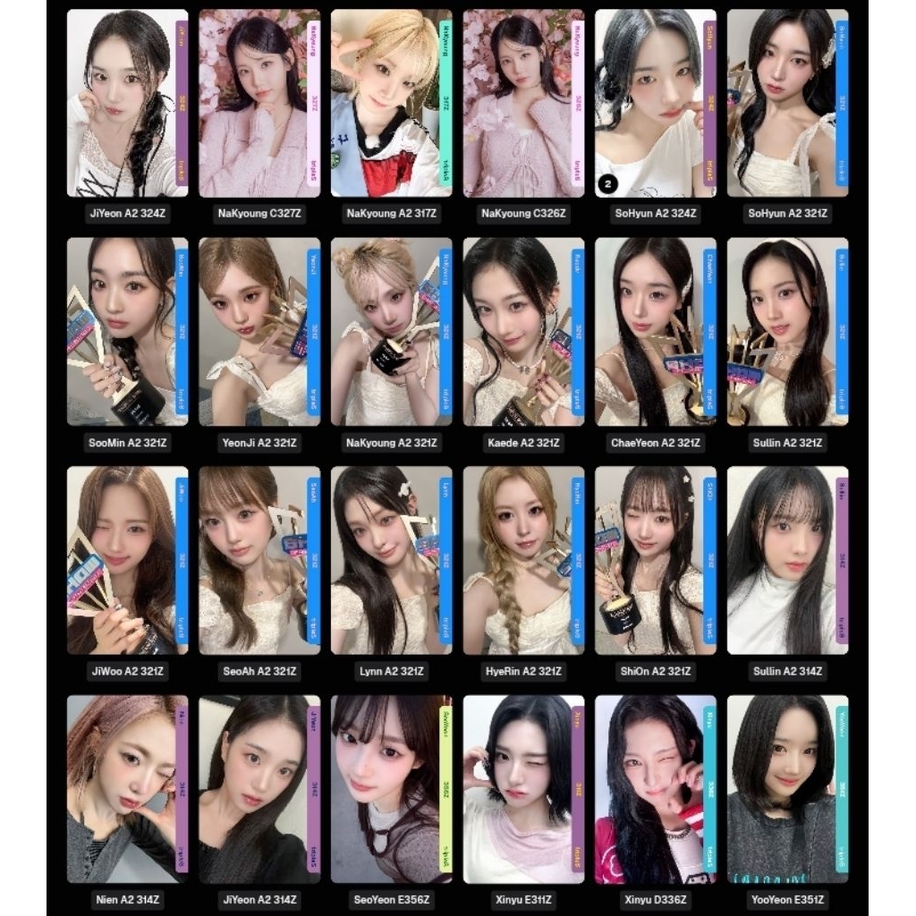 tripleS digital objekt dco photocard nakyoung jiyeon sohyun