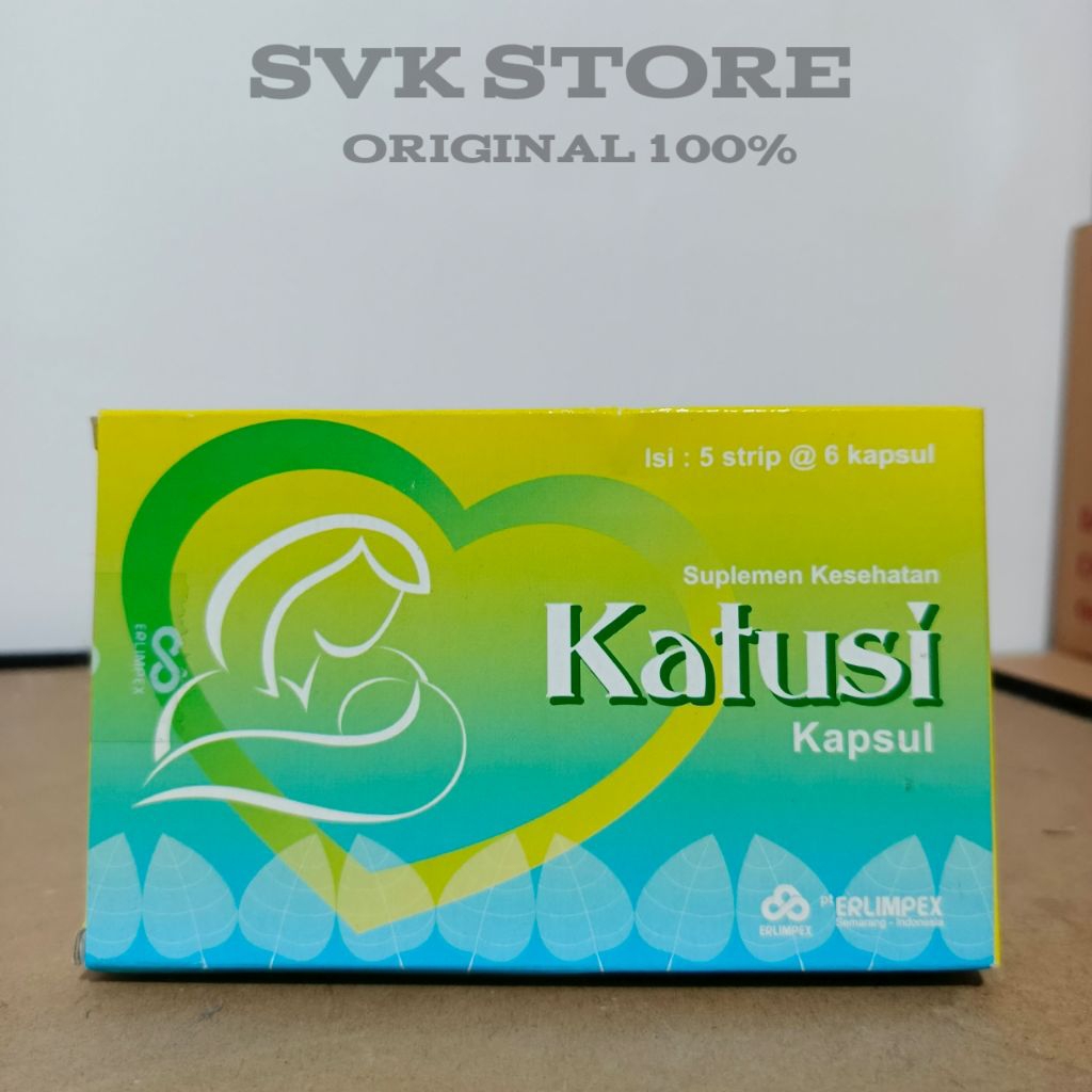 KATUSI suplemen pelancar asi busui 30 kapsul