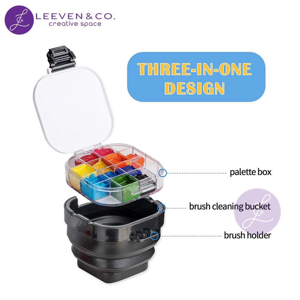 

KODE I14F SUPERIOR FOLDABLE WATERCOLOR POT FWB16