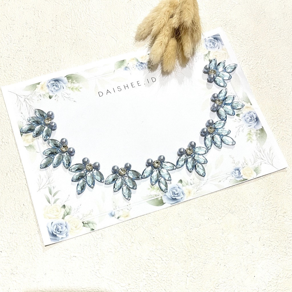 Payet Rangkai Leher 1 set / Payet Instan Premium Hiasan Kebaya Dress Baju