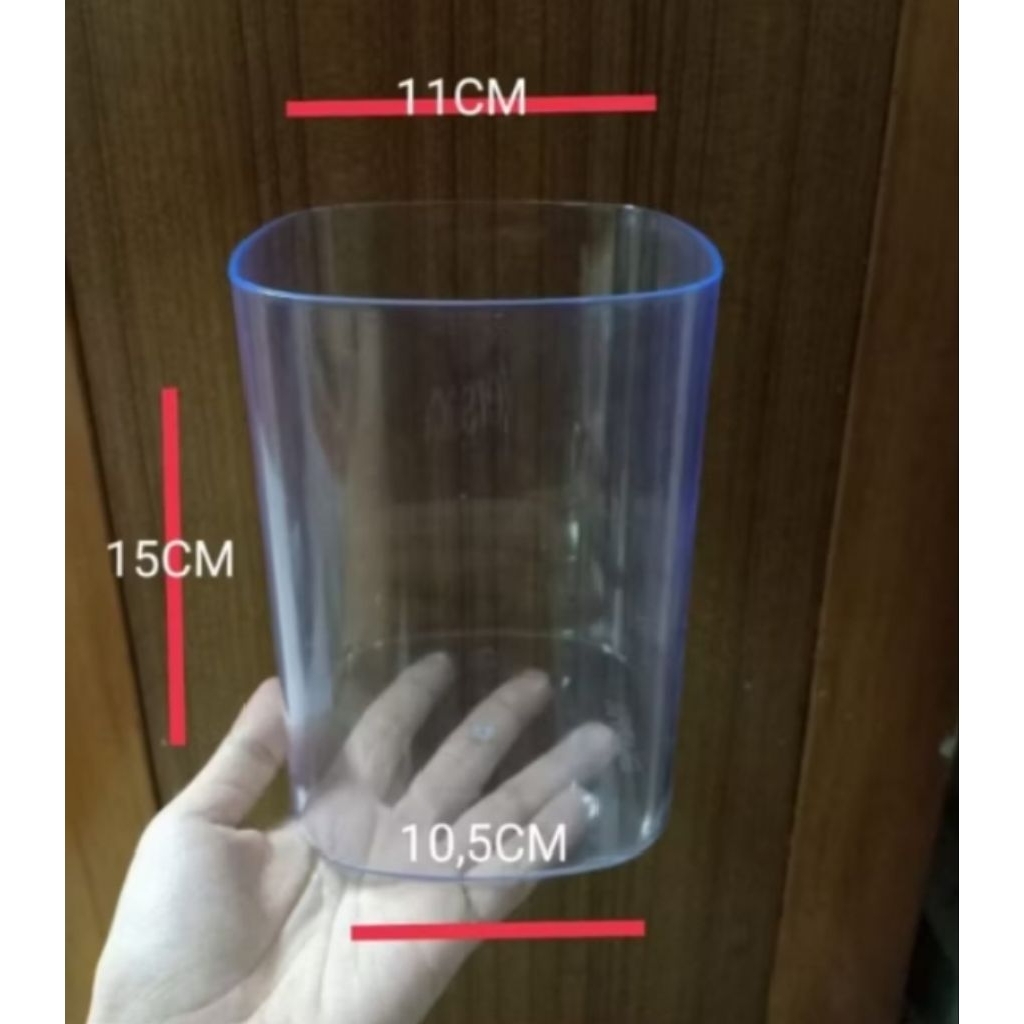 TOPLES AKRILIK 2L/IKAN CUPANG