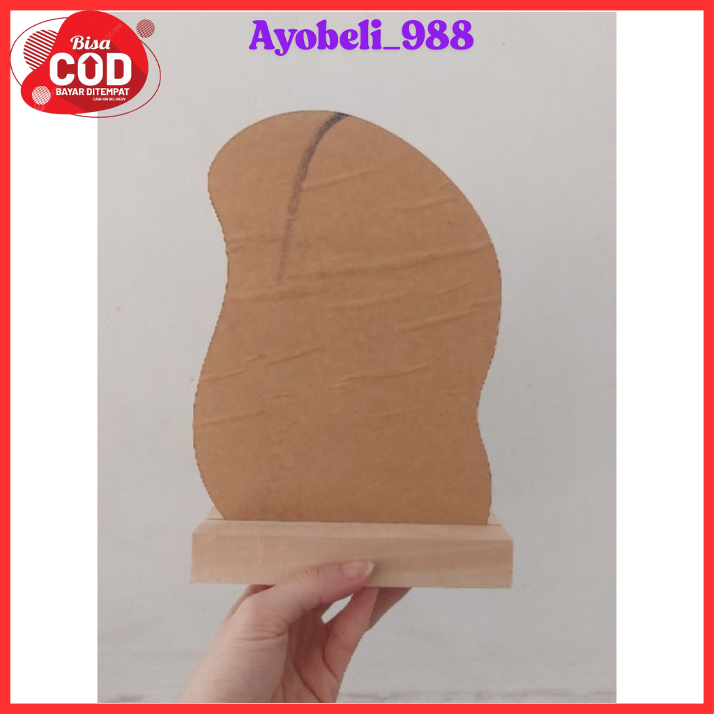 

【COD READY STOCK】Acrylic / Akrilik Bening Abstrak 21x15 2mm