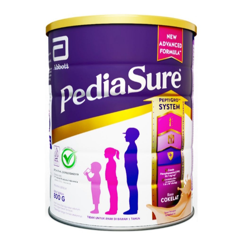 

PEDIASURE SUSU BUBUK RASA COKELAT 800GR
