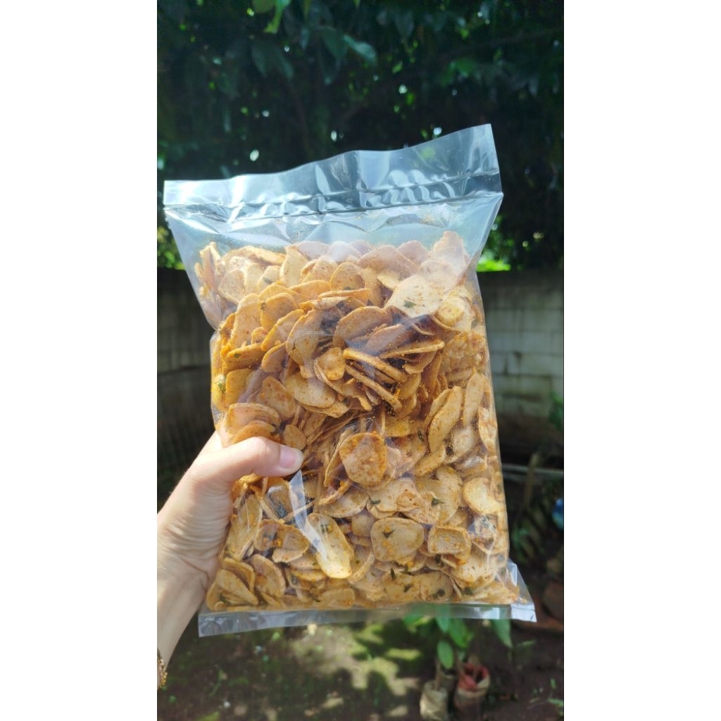 

Basreng pedas daun jeruk 500g