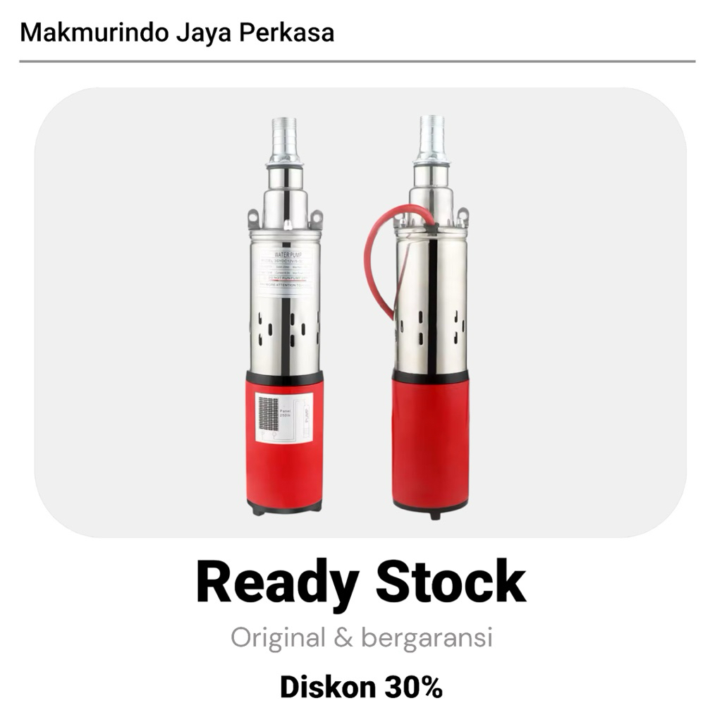 POMPA CELUP DC 12 VOLT SUMUR BOR / POMPA SATELIT 3" SUBMERSIBLE PUMP Satelit 3inch