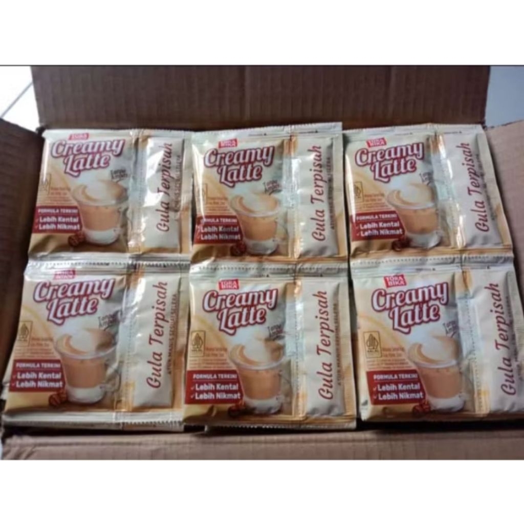 

KOPI TORABIKA CREAMY LATTE RENCENG 22g isi 10 sachet